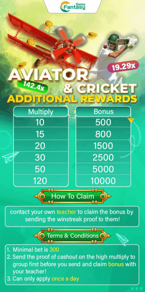 AVIATOR AND WINGO BONUS